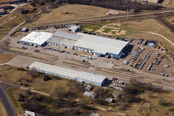 Aerial view of Tymco Compound