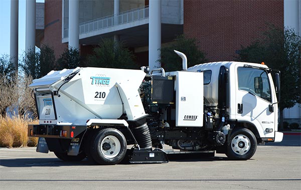 Model 210 Parking Lot Sweeper